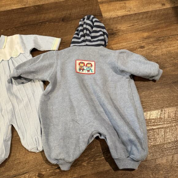 Vintage Baby Boy Clothes 3-6 Mo 3-Piece Lot 1990s Lands End Glynne Percy READ - Picture 12 of 16